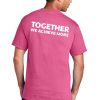 Men's Pink Team First Pacific T-Shirt PC54 - Image 2