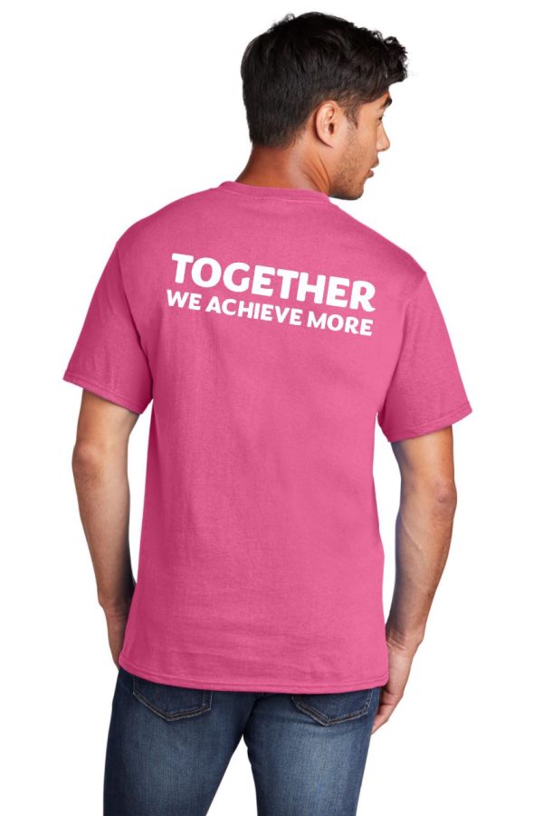 Ladies' Pink Team First Pacific T-Shirt LPC54 - Image 2