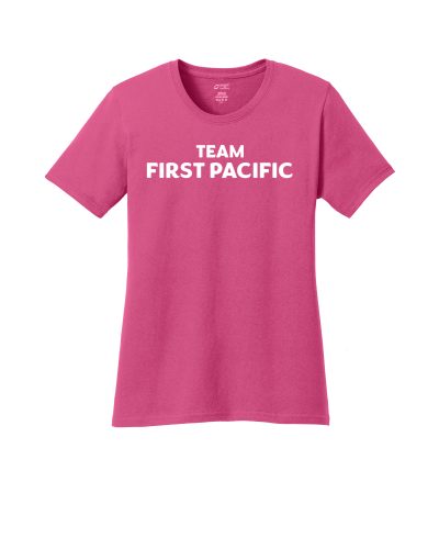 Ladies' Pink Team First Pacific T-Shirt LPC54