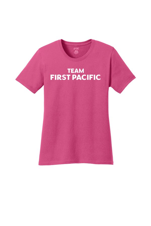 Ladies' Pink Team First Pacific T-Shirt LPC54