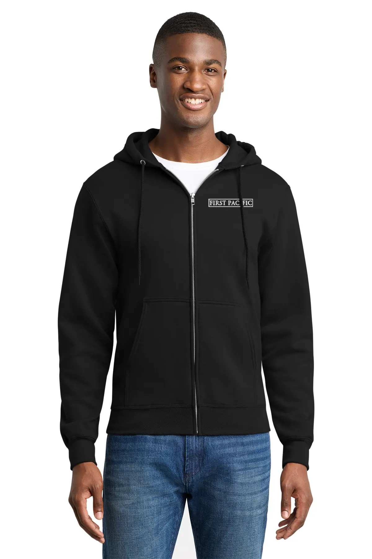 Port & Co Core Fleece Full-Zip Hooded Sweatshirt